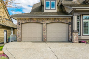 exterior of garage attached to a house